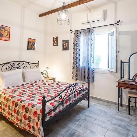 Flora's And Pool In Syros Villa