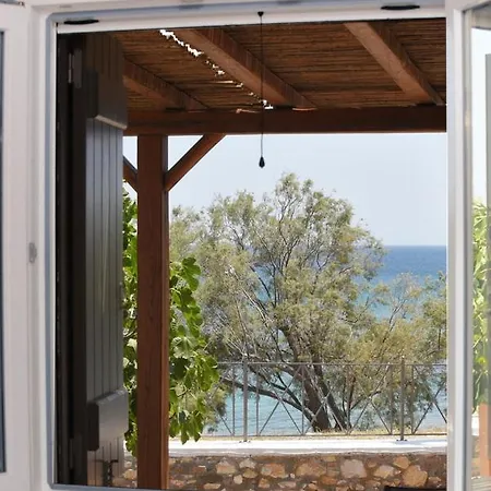Flora's And Pool In Syros 别墅 Liaropá