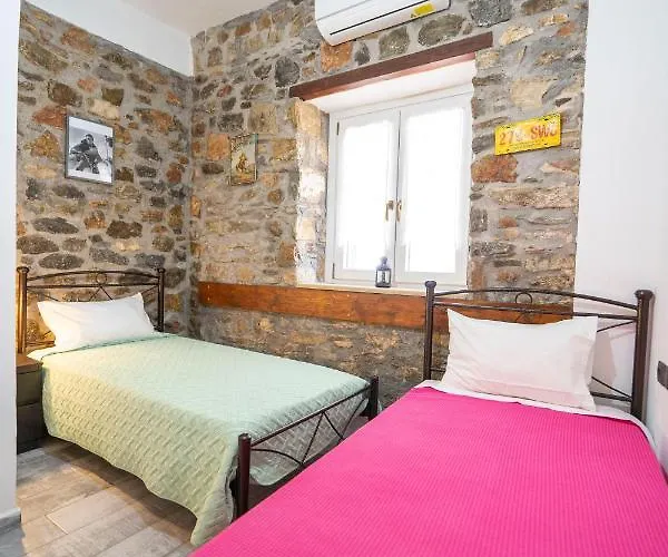 Flora's And Pool In Syros Liaropa