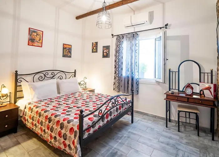 Flora's And Pool In Syros Villa