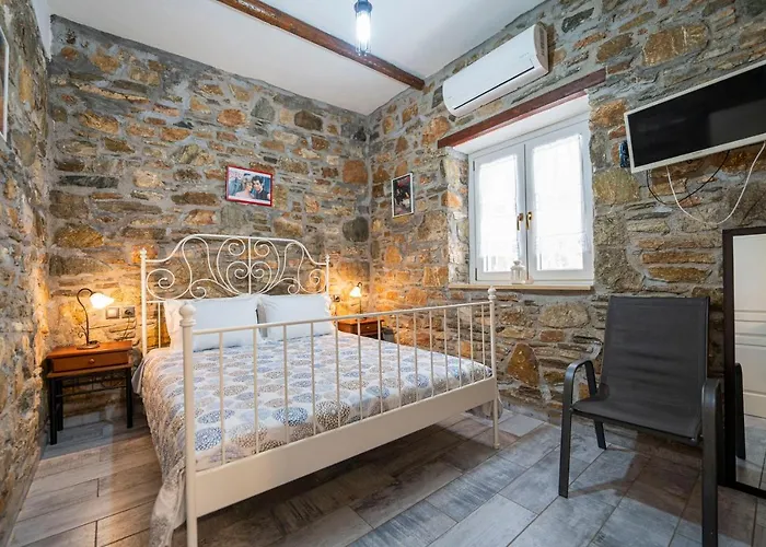 Flora's And Pool In Syros Liaropa