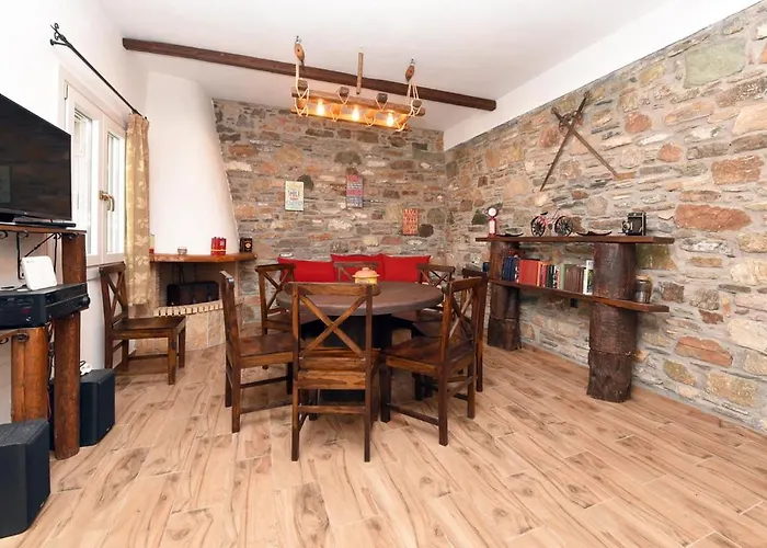 Flora's And Pool In Syros