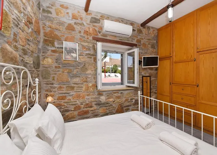 Flora's And Pool In Syros *