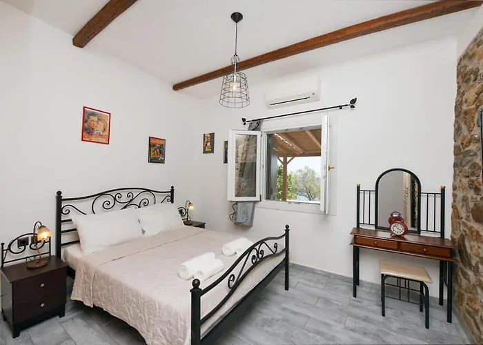 Flora's And Pool In Syros וילה Liaropá