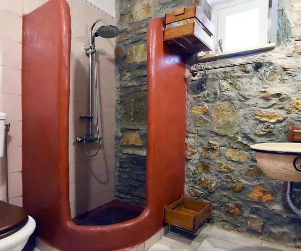 Flora's And Pool In Syros