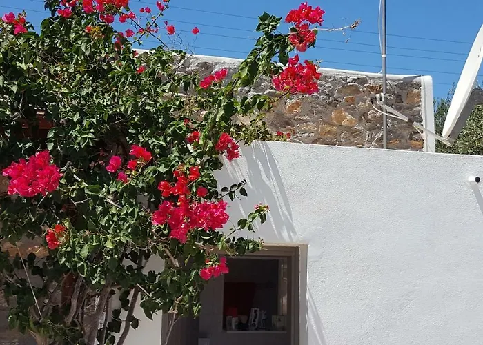 Villa Flora's And Pool In Syros Liaropa